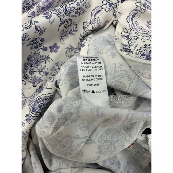 Vici Worth My Time Satin Paisley Ruffle Mini Dress Large NWT - Picture 14 of 15